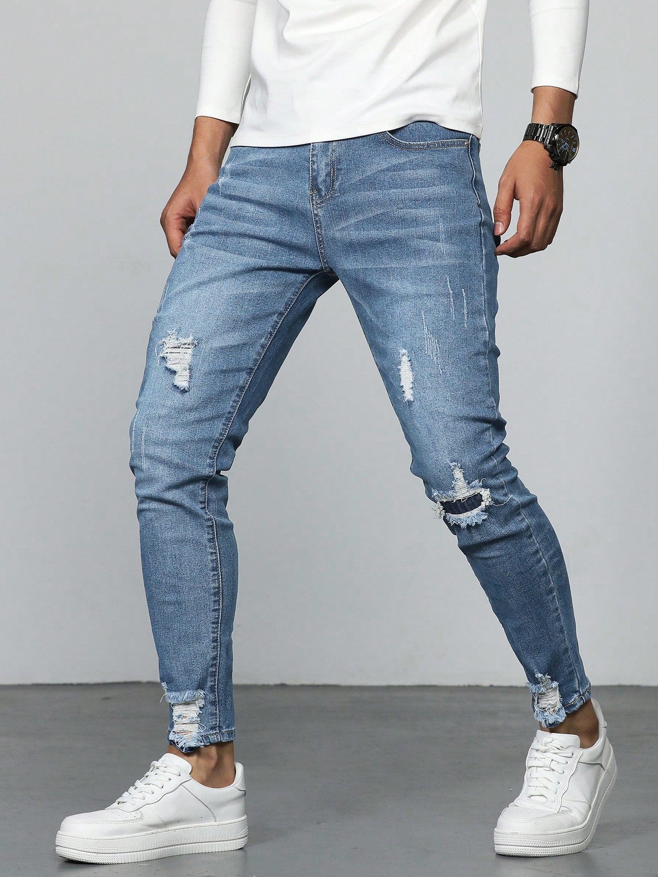 Jeans slim usés Urban Rebel