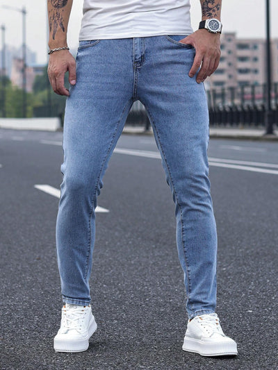 Jeans en denim slim-fit Vero