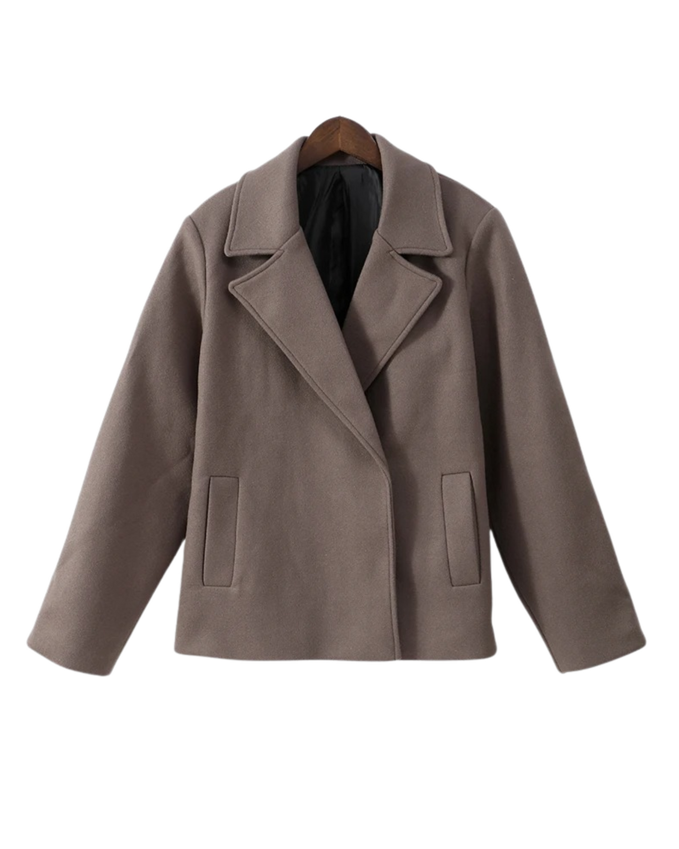 Tessa™ | Manteau en laine avec col cranté